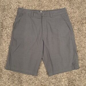 Hang 10 Shorts Men's Size 32 Gray Stripe Pockets